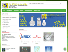 Tablet Screenshot of generallabora.com